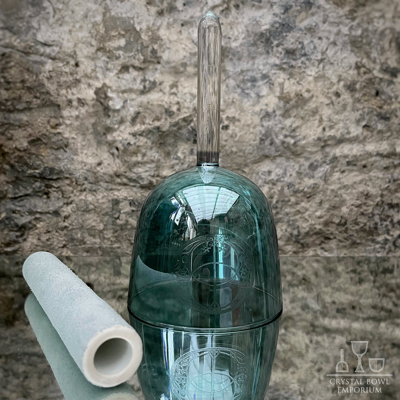 Aqua Aura Vesica Handle Bowl