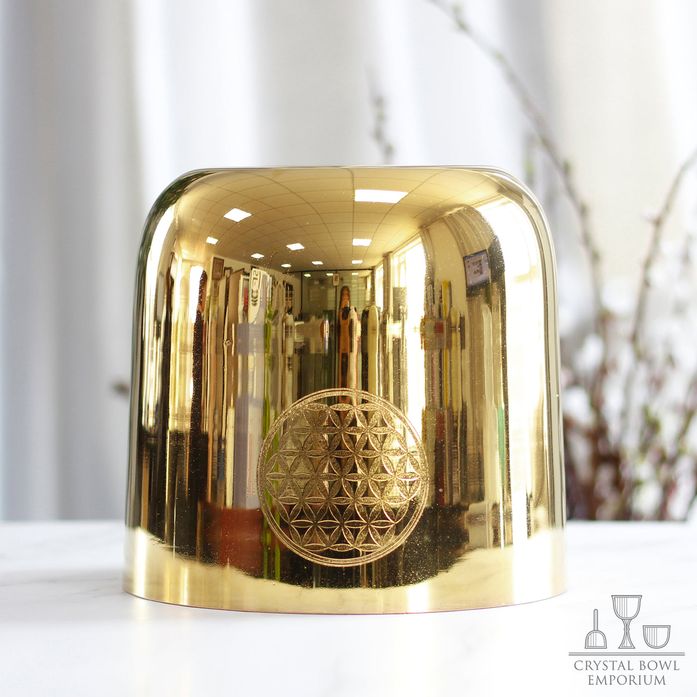 Gold Flower of Life Bowl