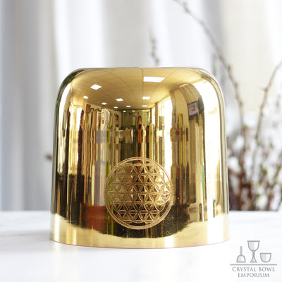 Gold Flower of Life Bowl