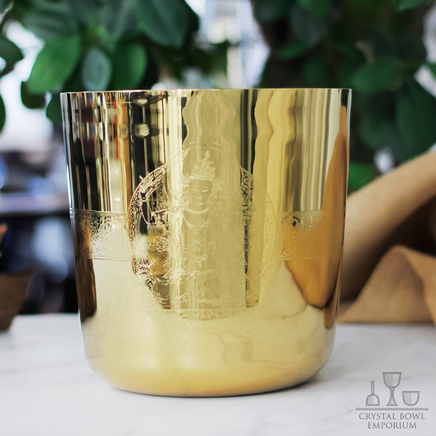Gold Krishna Bowl