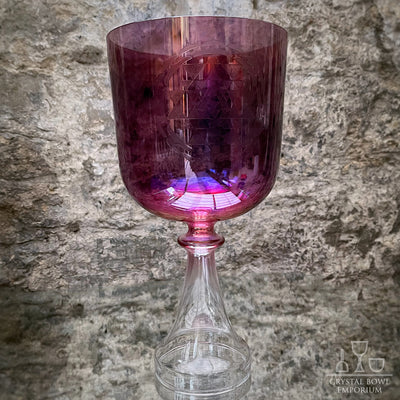 Magenta Sri Yantra Chalice