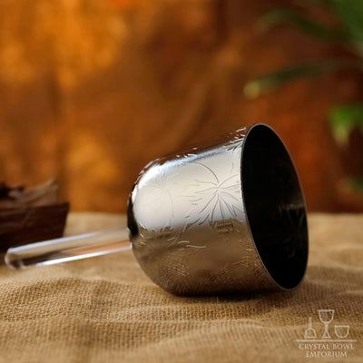 Silver Leaf Large Handle Bowl