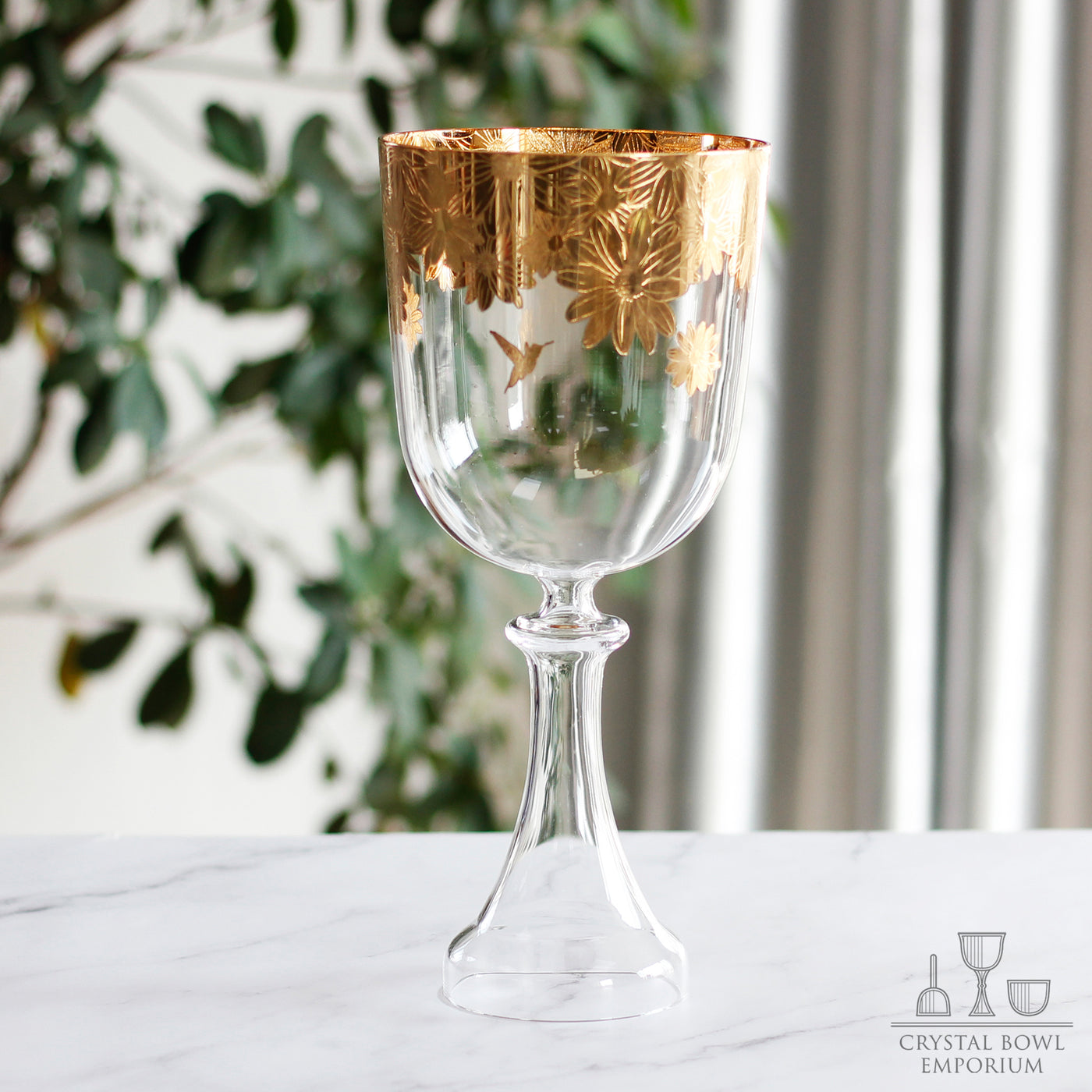 Gold Humming Bird Chalice